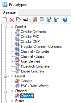 Channel Prototype Types